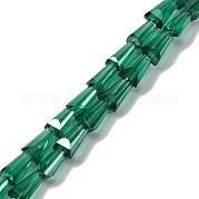 Прозрачные стеклянные бусины гальваническим пряди EGLA-H107-02A-PL03