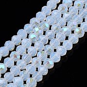 Стеклянные бусины с гальваническим покрытием  EGLA-A044-J3mm-L06