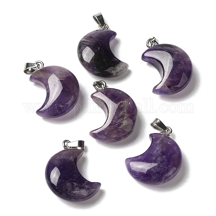Подвески из натурального аметиста  G-H035-01P-07-1