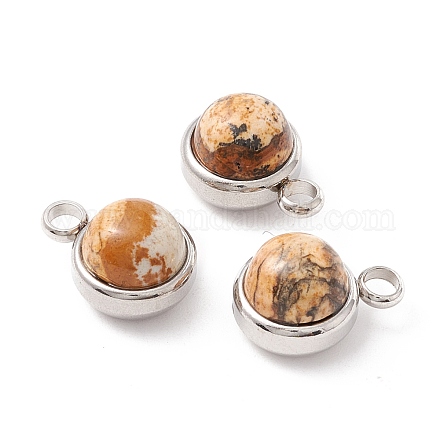 Подвески из яшмы G-K325-01P-06-1