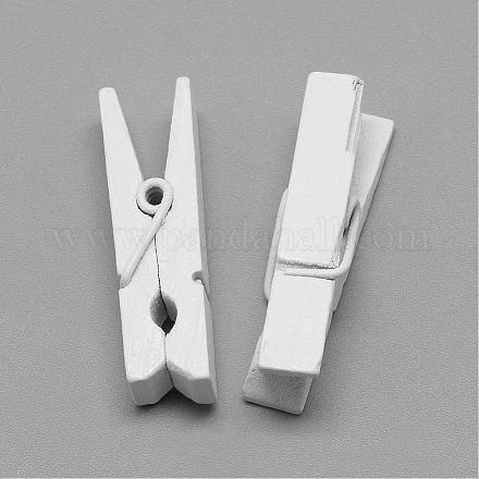 Окрашенные деревянные суда колышки клипы WOOD-R249-013K-1