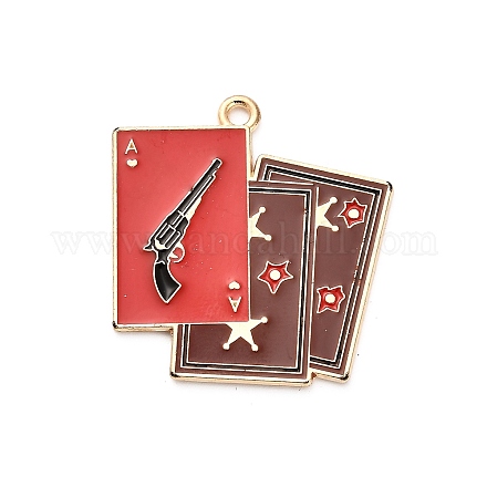 Подвески из сплава и эмали в стиле вестерн-ковбоев FIND-V001-04G-08-1