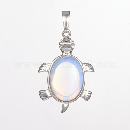 Черепаха Opalite подвески G-D648-03-RS-1