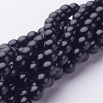 Естественно Mashan нефрита круглые бусины нити G-D263-8mm-XS32-1