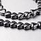 Non-magnetic Synthetic Hematite Bead Strands, Heart, Original Color, 6x6x3mm, Hole: 1mm, about 71pcs/strand, 15.7 inch
