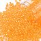 TOHO Round Seed Beads, Japanese Seed Beads, (801) Luminous Neon Tangerine, 8/0, 3mm, Hole: 1mm, about 220pcs/10g