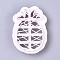 Food Grade Plastic Cookie Cutters, Cookies Moulds, DIY Biscuit Baking Tool, Pineapple, WhiteSmoke, 93x67x20mm