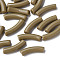 Opaque Acrylic Beads, Curved Tube, Dark Olive Green, 32x10x8mm, Hole: 1.8mm