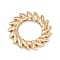 Ion Plating(IP) 304 Stainless Steel Linking Rings, Sun, Golden, 20.5x2.5mm, Inner Diameter: 10mm