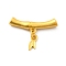 Alloy Toggle Clasps, Lead Free & Cadmium Free, Leaf, Matte Gold Color, Bar: 25x7x4.3mm, Hole: 1.2mm, Leaf: 9.5x3.8x1.5, hole: 1.2mm.