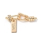 Brass Micro Pave Cubic Zirconia Fold Over Clasps, Cadmium Free & Nickel Free & Lead Free, Rectangle, Real 18K Gold Plated, 31mm, Hole: 1.8mm