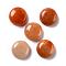 Natural Red Aventurine Cabochons, Half Round, 14~14.5x6mm