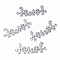 Tarnish Resistant 201 Stainless Steel Links connectors, Laser Cut, Family, Stainless Steel Color, 11x30x1mm, Hole: 1.5mm