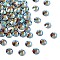 Preciosa® MAXIMA Crystal No Hotfix Flatback Stones, Czech Crystal, Dura Foiling, Round(438 11 615 Chaton Rose), 10220 200 Smoked Topaz AB, SS12(3~3.2mm)