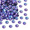 Preciosa® MAXIMA Crystal No Hotfix Flatback Stones, Czech Crystal, Dura Foiling, Round(438 11 615 Chaton Rose), 00030 296 Bermuda Blue, SS10(2.7~2.9mm)
