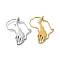 304 Stainless Steel Pendants, Africa Map with Giraffe Pattern, Mixed Color, 28x24.5x1.5mm, Hole: 2mm