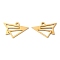 201 Stainless Steel Pendants, Paper Plane Charm, Golden, 12.5x19x1mm, Hole: 1.2mm