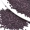 11/0 Grade A Glass Seed Beads, Cylinder, Uniform Seed Bead Size, Baking Paint, Coconut Brown, 1.5x1mm, Hole: 0.5mm, about 20000pcs/bag