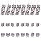 NBEADS 60 Pcs of 3 Styles Tibetan Silver Alloy Ribs Tube Beads for Bracelet Jewelry Making Dreadlocks Braiding Hair Decoration Accessories