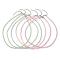 Glass Seed Bead Necklaces, with 304 Stainless Steel Ends Chains, Mixed Color, 14.84 inch(37.7cm), about 6Pcs/Set