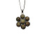 Natural Flower Amazonite Flower Pendant Necklaces, 21.65 inch(55cm)