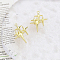 Alloy Pendants, Golden, Star, 29x23mm