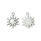 Non-Tarnish 304 Stainless Steel Charms, Sun Charms, Stainless Steel Color, 14.5x12x1.5mm, Hole: 1.6mm