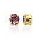 Preciosa® MAXIMA Crystal in Sew-On Cup, Czech Crystal, 719 37 085 Chaton(Round), Golden, 20020 Light Amethyst, SS29(6.15~6.35mm)