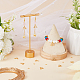 16 шт. латунные радужные подвески DIY-CN0002-82-4