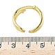 Латунные микро проложить манжеты кольца кубического циркония RJEW-D322-07G-5
