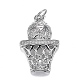 Кулоны из латуни с прозрачным фианитом ZIRC-F120-034P-1