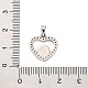 Латунные микропаве прозрачные подвески с фианитом KK-H513-10G-3