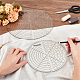 Прозрачный акриловый круглый центр искателя компаса DIY-WH0488-63B-3
