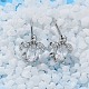Серьги-гвоздики из латуни EJEW-Q014-15P-4
