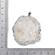 Подвески из натурального турмалина и друзового агата G-G162-02P-04-3