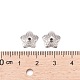 Бусины-цветы из нержавеющей стали 304 с одним лепестком STAS-E083-03P-4