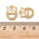 Подвески из нержавеющей стали 304 с эмалью STAS-U057-28G-3