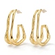 Серьги-кольца из латуни EJEW-A056-16G-1