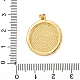 Подвески из латуни с цветочной эмалью KK-D390-17G-01-3