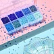 8500шт 10 стильные стеклянные бусины SEED-YW0001-80B-5