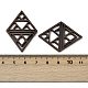 Подвески из орехового дерева WOOD-A025-12-3