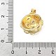 Латунные микро проложить кубического циркония подвески KK-L239-031G-3
