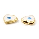 Латунь эмаль Locket подвески KK-E075-05G-01-3