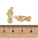 Латунные микро проложить кубического циркония подвески KK-C093-10G-3