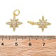 Латунные микро проложить кубического циркония подвески KK-C092-20B-G-3