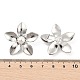 Серьги-гвоздики из латуни EJEW-S258-02P-4