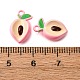 Подвески из сплава краски для выпечки FIND-G097-04C-3