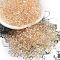 6/0 Inside Colours Glass Seed Beads, Teardrop, PeachPuff, 4.5~5x3.5~4x4~5mm, Hole: 1mm, about 88pcs/10g