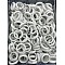 Natural Howlite Finger Rings, Inner Diameter: 17~20mm