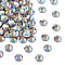 Preciosa® MAXIMA Crystal No Hotfix Flatback Stones, Czech Crystal, Dura Foiling, Round(438 11 615 Chaton Rose), 10210 200 Lt. Smoked Topaz AB, SS16(3.8~4mm)